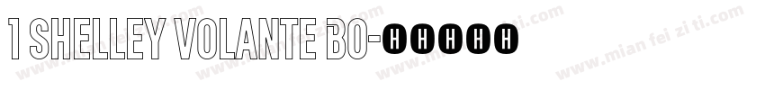 1 Shelley Volante Bo字体转换